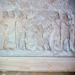 Relief Depicting Archers, from the Palace of Sargon II at Khorsabad, Iraq